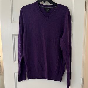 Banana Republic V-Neck Purple Sweater